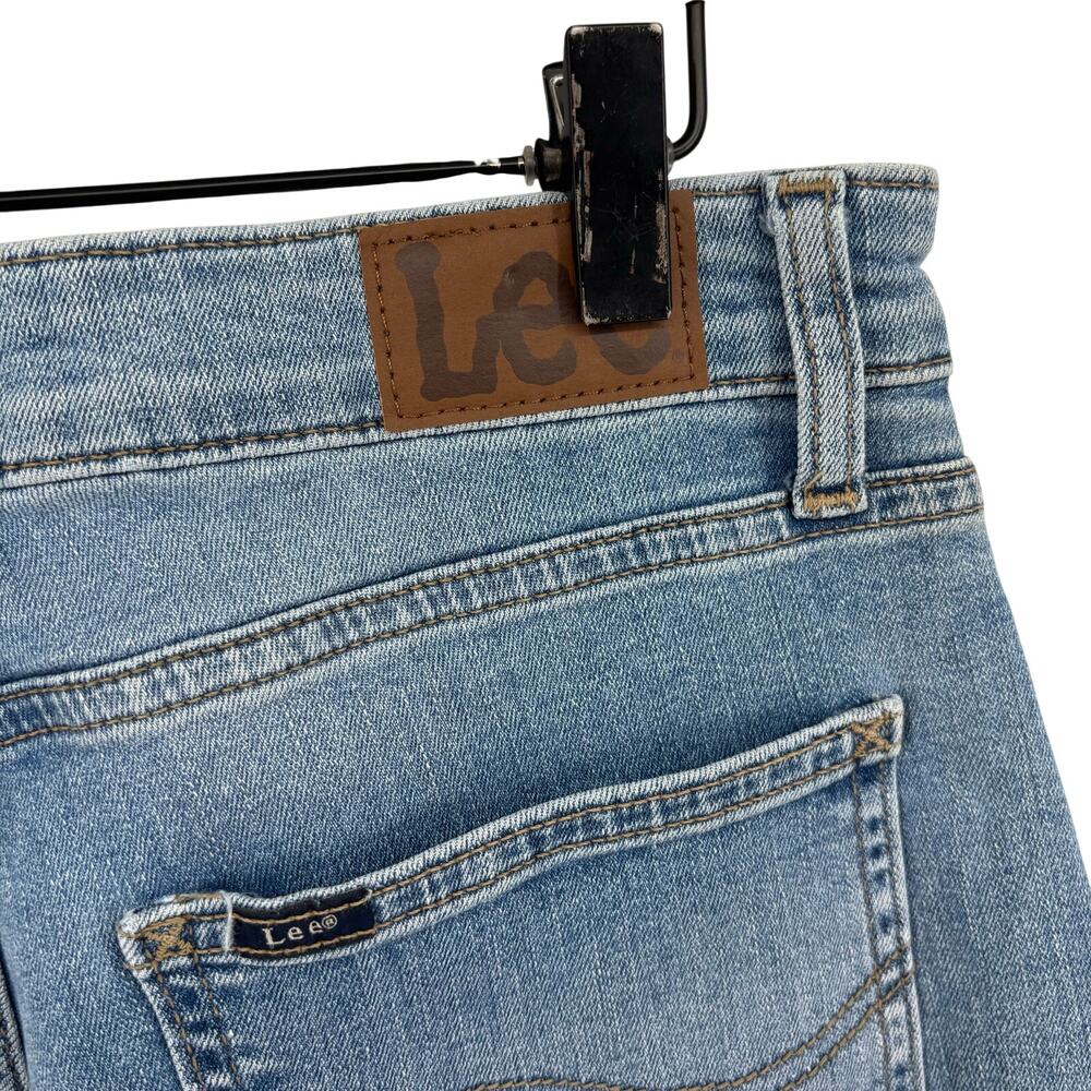 VTG Lee Jeans Heritage Flare Exposed Button Fly Sz 12 30x31 Retro Bell Bottom - Picture 9 of 13